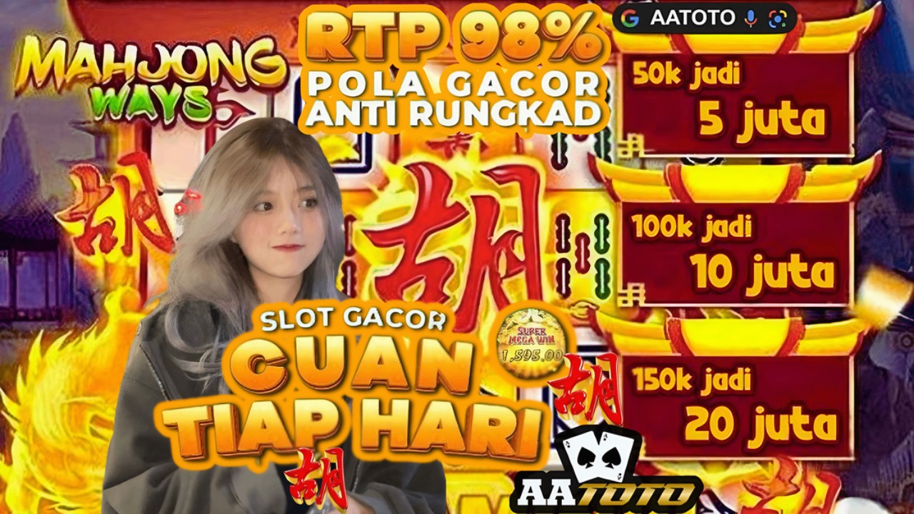 Tanpa Beban, Iwan Si Penjual Buah Raup Rp613 Juta di AATOTO LIVE CASINO Dragon Tiger dengan RTP 98%!
Tanpa Beban, Iwan Si Penjual Buah Raup Rp613 Juta di AATOTO LIVE CASINO Dragon Tiger dengan RTP 98%!